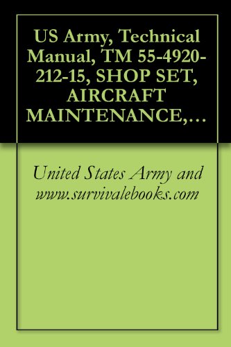 US Army, Technical Manual, TM 55-4920-212-15, SHOP SET, AIRCRAFT MAINTENANCE, SEMITRAILER MTD, SET C-3, FLAW DETECTION, (English Edition)