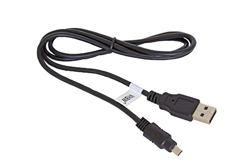 vhbw Cable de Datos USB (Tipo A a Reproductor MP3) Cable de Carga 100cm Compatible con Cowon iAudio i9, T2, U5 Reproductor MP3 Negro
