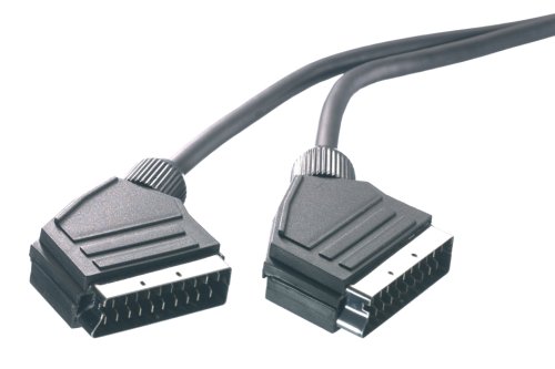 Vivanco Scart/Scart, 3m cable EUROCONECTOR SCART (21-pin) Negro - Cables EUROCONECTORES (3m, 3 m, SCART (21-pin), SCART (21-pin), Negro)