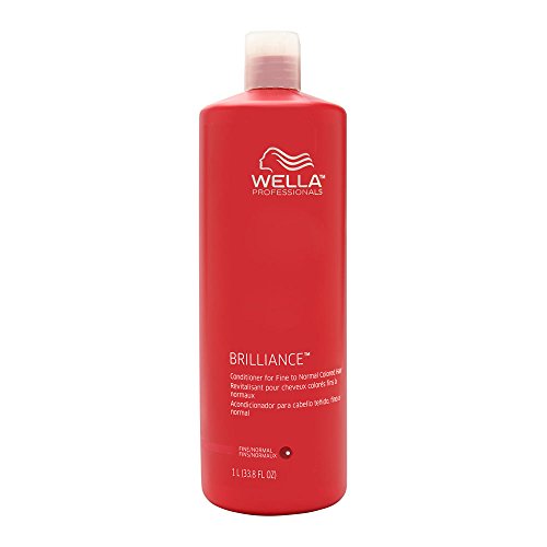 Wella Brilliance Conditioner for Fine To Normal Hair for Unisex, 33.8 Ounce by Wella