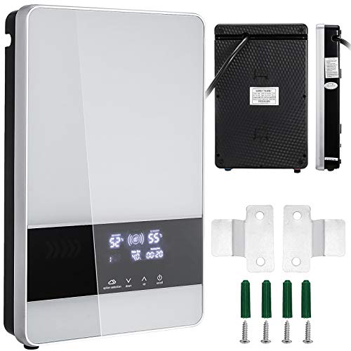 Bisujerro 18 KW Calentador de Agua Instantáneo 380W Calentador de Agua Eléctrico Hot Water Heater para Uso en Cocina o en Baño (18KW)