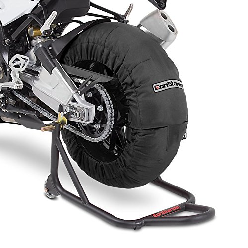 Calentadores Neumáticos Moto ConStands Superbike 60-80 C Par Negro
