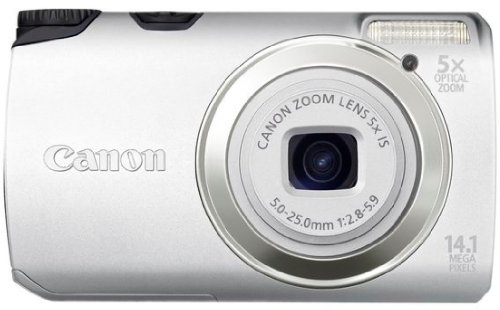 Canon PowerShot A3200 IS - Cámara de Fotos Digital (14,1 Mpx, Modo Smart Auto) (Importado)