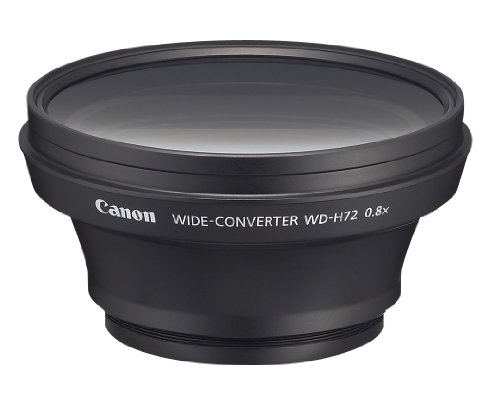 Canon WD-H72 - Adaptador para Objetivos de cámaras Canon XH-A1, Negro