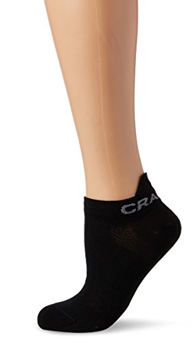 Craft - Calcetines Tobilleros de Running Unisex, Craft1 chaussettes Running mi-hautes Cool, 9999/Noir