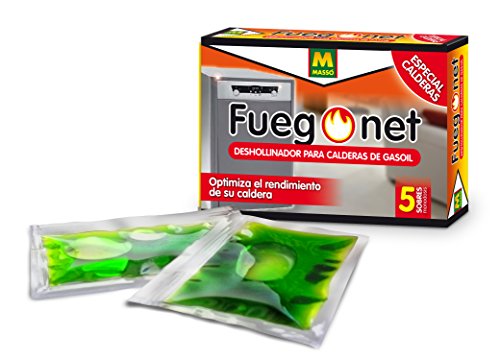 FUEGO NET Fuegonet 231286 Deshollinador Calderas de Gas-Oil, Verde, 9.6999999999999993x3x6.5 cm