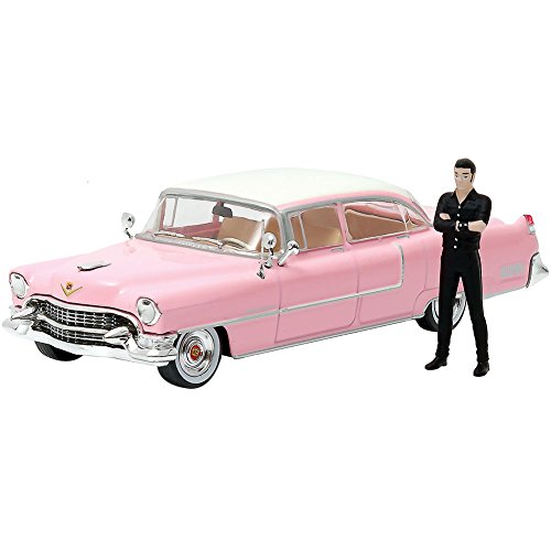 Greenlight Elvis Presley - 1955 Pink Cadillac Fleetwood 1:43 w/ Figura