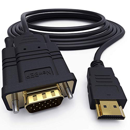 HDMI al cable del convertidor del VGA Activo 1080P varón de HDMI al varón D-SUB 15 pines TV 1.8m / 6ft