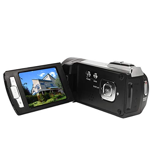 HG5162 Cámara de Video Digital 1080P FHD DV Videocámara / 2,7" Pantalla TFT LCD / 270 Grados de videocámara giratoria para niños/Principiantes/Ancianos