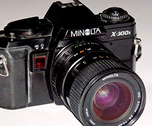 MINOLTA X-300s X300s - cámara SLR - incluye lente MINOLTA MD Zoom 28-70 mm 1: 3.5-4.8 - Ø 55 mm - funciona bien - por LLL