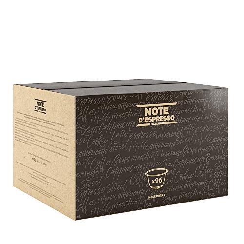 Note D'Espresso - Cápsulas de café "Oro di Napoli" Exclusivamente Compatibles con cafeteras de cápsulas Nescafé* y Dolce Gusto* 7 g (caja de 96 unidades)