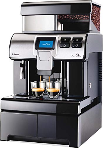 Saeco Aulika Office Independiente - Cafetera (Independiente, Cafetera de filtro, 4 L, Molinillo integrado, 1300 W, Negro)