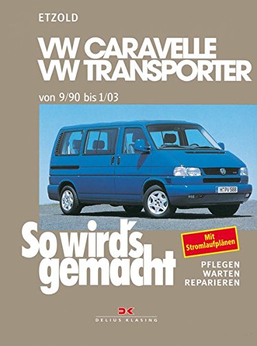 So wird's gemacht. T4: VW Caravelle / Transporter / Multivan / California von 9/90 bis 1/03: Benziner 2,0 l/62 kW (84 PS) 9/90-1/03 bis 2,8 l/150 kW ... 9/90-7/96 bis 2,5 l/111 kW (150 PS) 4/98-1/03