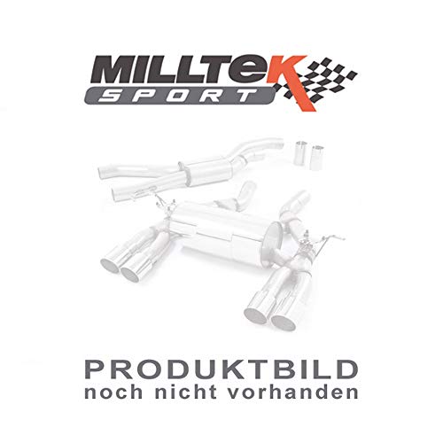 Sport Exhaust Milltek SSXVW198 back cat system | DPF (TÜV) compatible: T5 California 2.5 TDI Aufstelldach (96 kW /131 PS) | HSN: 0603 | TSN: 750 | T5 California (7H) 4-Türer Bus Comfortline 4MOTION