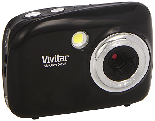 Vivitar Vivicam X022 - Cámara digital (10,1 MP, Cámara compacta, 3648 x 2736 Pixeles, 4x, 100, 200, 400, Auto, Auto, Llenar, Flash desactivado, Impuesto, Reducción de ojos rojos) Negro