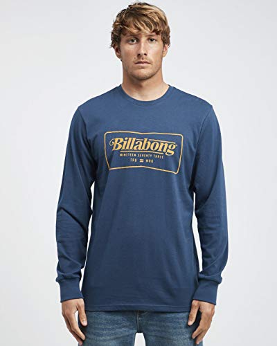 BILLABONG™ - Camiseta de Manga Larga - Hombre - L - Azul