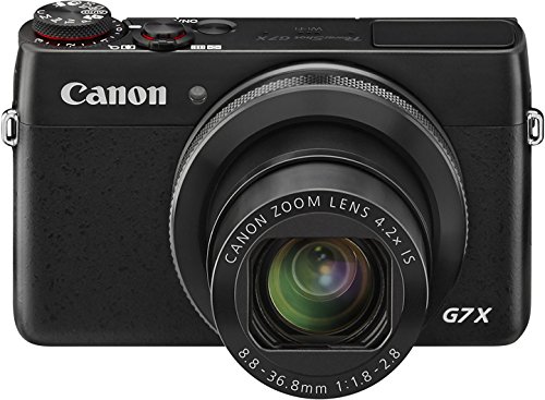 Canon G7 X - Cámara compacta de 20.9 MP (Pantalla de 3", Zoom óptico 4.2X, estabilizador, vídeo Full HD, GPS), Negro