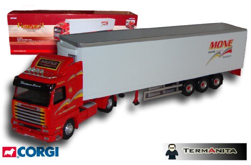 Corgi (Camions 1/50 Ème CCC14808 - Reproducción de camión frigorífico Scania 143, diseño de Mone Haulage