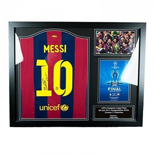 F.C. Barcelona Messi camiseta firmada (enmarcado)
