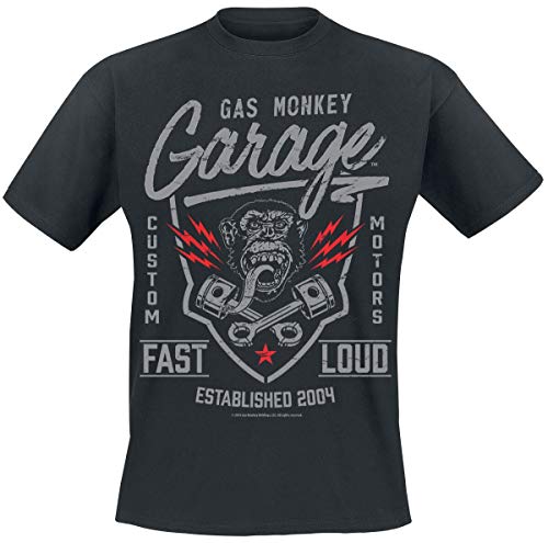 Gas Monkey Garage Fast'n Loud Camiseta Negro XXL
