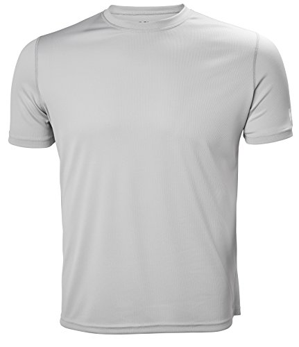 Helly Hansen HH Tech tee Camiseta Deportiva Manga Corto, Hombre, Light Grey, S