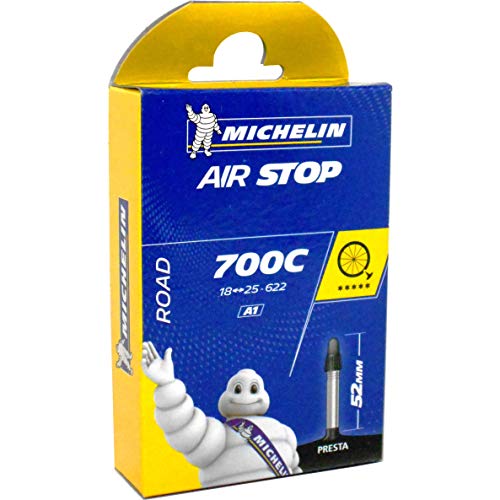 Michelin 700X18-25 52MM - Cámara de ciclismo 28", 18/25C - 622, 52mm