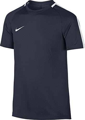 Nike Y NK Dry Acdmy SS Camiseta, Unisex Niños, Azul (Obsidian/White), L (14-16 Años)