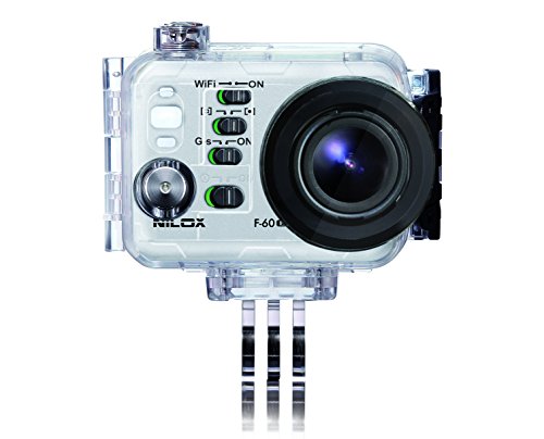 Nilox 13NXAKCSEV002 Camera mount accesorio para cámara de deportes de acción - accesorios para cámara de deportes de acción (Camera mount, Universal, Transparente, De plástico, Resistente al polvo, Resistente a rayones, Resistente al agua, F-60 EVO, EVO M