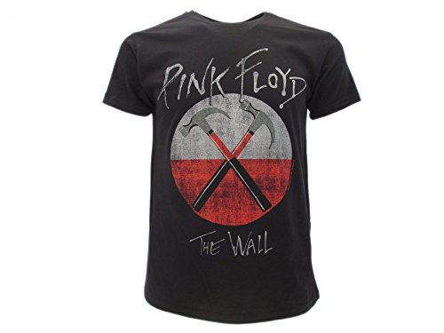 Pink Floyd – Camiseta original negra para pared con etiqueta y etiqueta de originalidad Negro
 XL