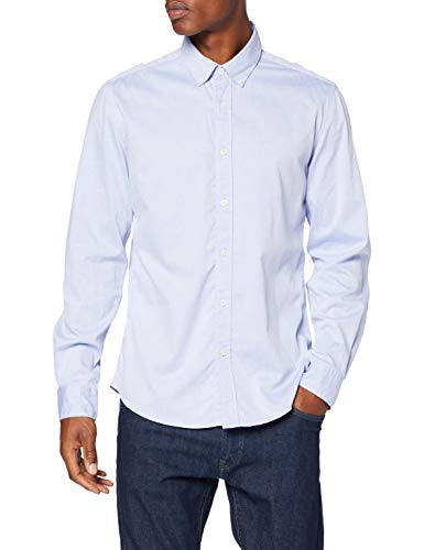 Springfield Chain Natural Strech Camisa Casual, Azul (Blue 14), XX-Large (Tamaño del Fabricante: XXL) para Hombre