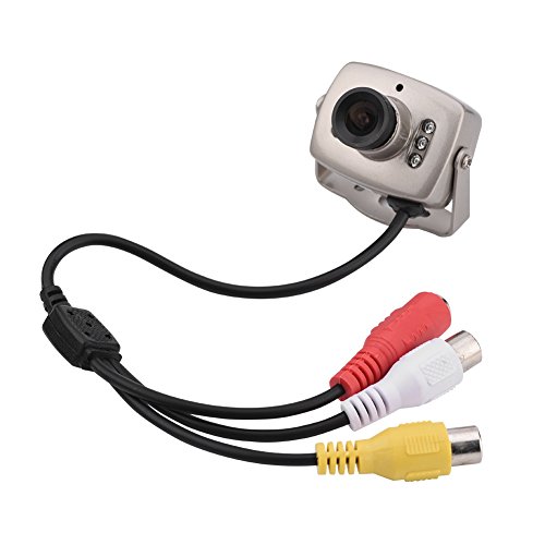 Zerone Mini CMOS CCTV Vigilancia 6 LED engancharse Visión Nocturna Digital Video cámara PAL/NTSC