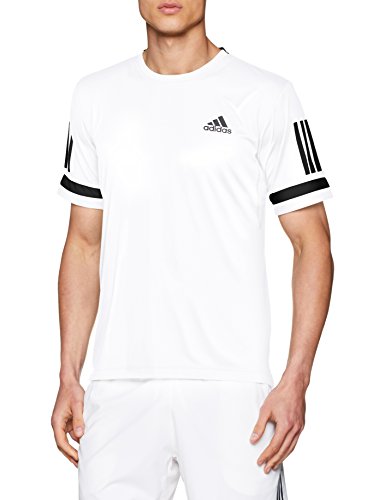 adidas Club 3STR tee Camiseta de Tenis, Hombre, Blanco (Blanco), S