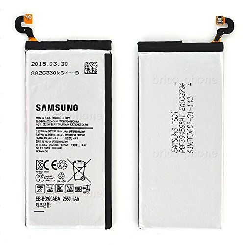 Batería Original de reemplazo de Samsung Compatible con Samsung Galaxy S6 Modelo G920F (Paquete a Granel sin Caja)