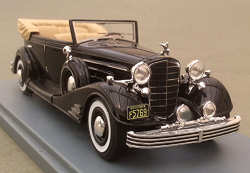 Cadillac Fleetwood Todo clima Phaeton, negro, 1933, Modelo de Auto, modello completo, Neo 1:43