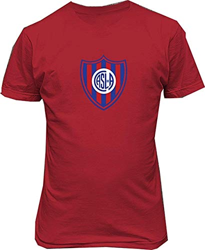Camisetas de Cuello Redondo para Hombre Club ATL¨¦Tico San Lorenzo de Almagro Futbol Argentina Camisetas Personalizadas