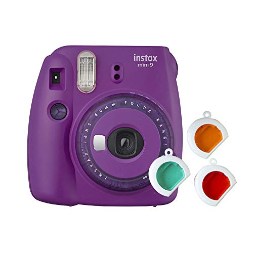 Fujifilm Instax Mini 9 - Cámara instantanea, solo cámara, Morado