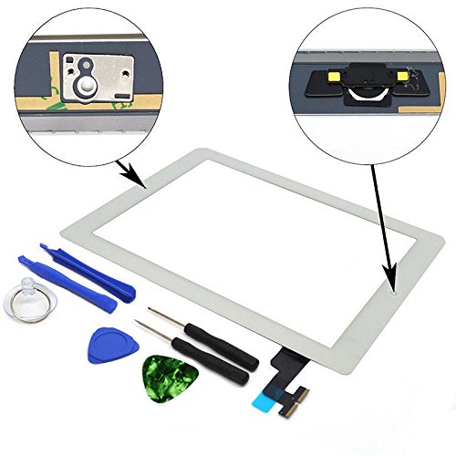 GSHENG Replacement for Ipad 2 touch screen digitizer A1395 A1397 A1396