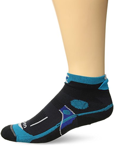 Lorpen T3 Ultra Trail Running Calcetines acolchados para hombre, T3 Ultra Trail Running Calcetines acolchados, Hombre, color Antracita/Azul, tamaño extra-large