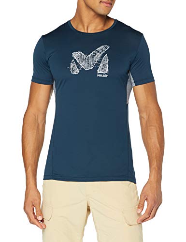 MILLET Ltk Light TS SS Camiseta, Hombre, Orion Blue, M