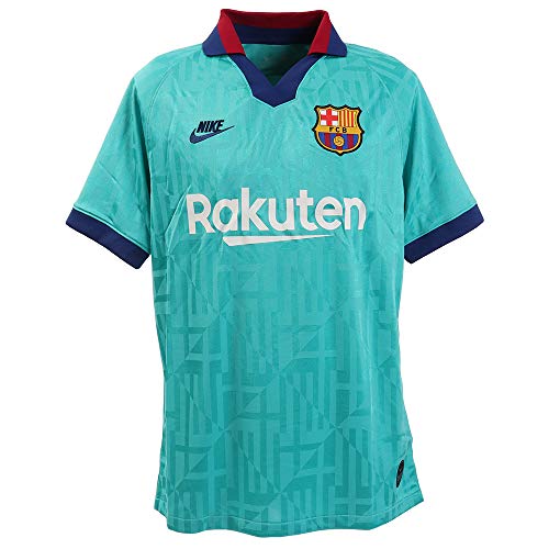 NIKE Barcelona Camiseta, Hombre, Azul (3ª Equipación), L