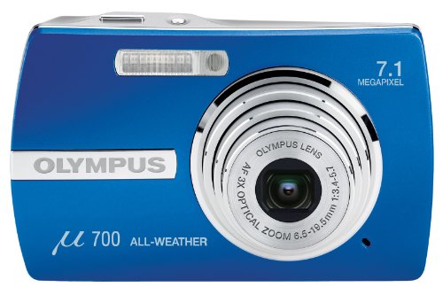 Olympus MJU 700 Blue - Cámara Digital Compacta 7.1 MP - Azul (2.5 Pulgadas LCD, 3X Zoom Óptico)