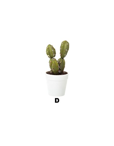 Planta Artificial Modelo Cactus con Maceta para Decoración. Hogar y Más - D