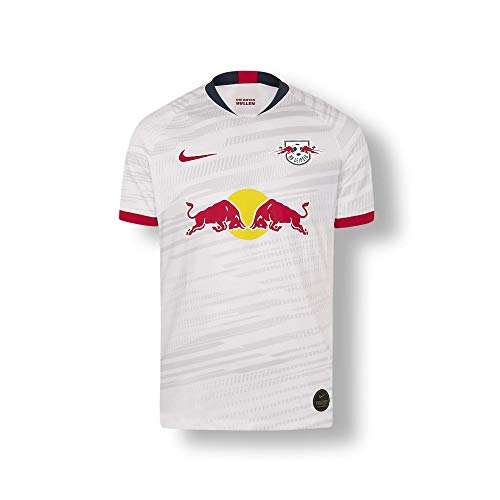 RB Leipzig Home Camiseta 19/20, Blanco Niños Small Camiseta Manga Corta, RasenBallsport Leipzig Sponsored by Red Bull Original Ropa & Accesorios