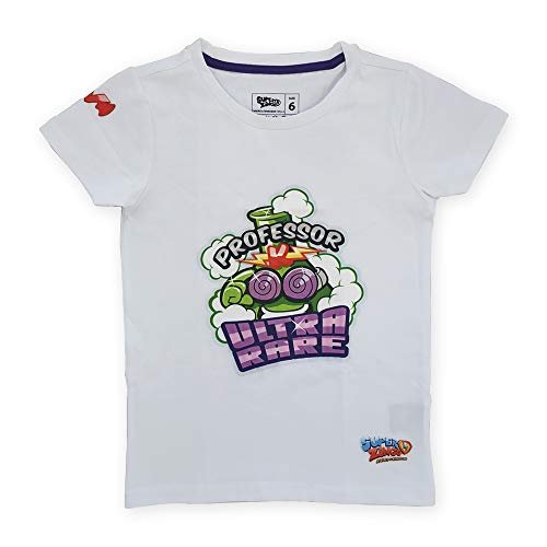 SuperZings Camiseta, Profesor K Blanco, 4 para Niños