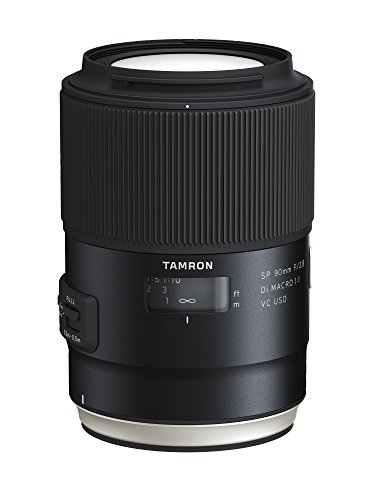 Tamron SP AF 90mm F/2.8 Di USD Macro 1:1 - Objetivo para cámaras réflex Sony (ángulo de visión 27-27, 9 Hojas del diafragma), Negro