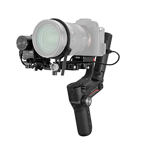 ZHIYUN WEEBILL-S [Oficial] Gimbal Estabilizador para cámaras DSLR, cámaras sin Espejo con Lentes Combinados (Zoom/Focus Pro Package)