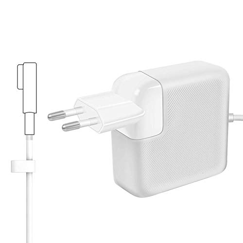 AndMore Cargador Compatible con MacBook Air 45w, MagSafe 1 para MacBook Air Forma de L para Adaptador para Apple MacBook Air 11 13" - Principios 2008 a Mediados 2011(A1237 A1304 A1369 A1370)