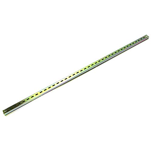 BeMatik - Carril DIN de 1m Perforado Rail de 35x15mm