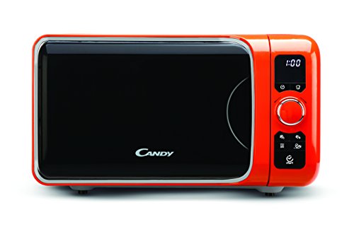 Candy EGO-G25DCO Microondas con grill, 6 programas automáticos, 900 W / 1000 W, 25 litros, naranja