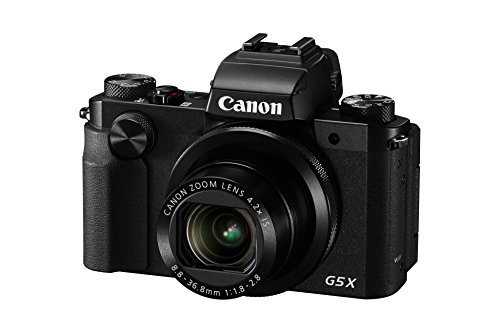 Canon PowerShot G5 X - Cámara compacta de 20.2 MP (Pantalla de 3", Zoom óptico 4.2X, estabilizador Digital, vídeo Full HD), Color Negro